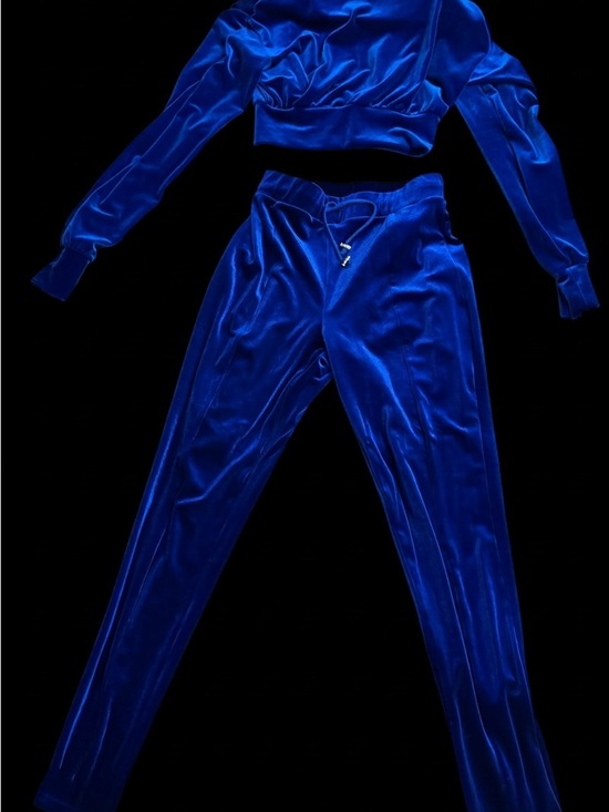 Her Universe Pants - Her Universe Royal Blue Velour Pantsuit Set